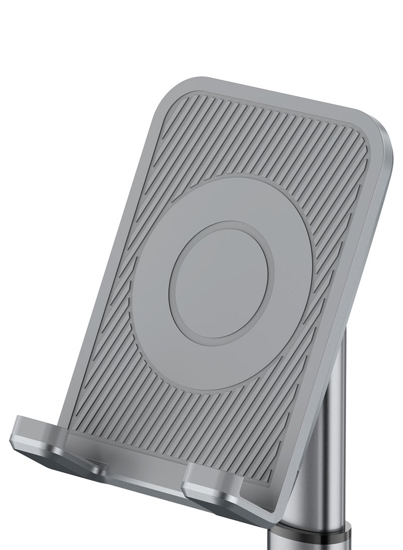 NOXO DHN-1 Telescopic Desktop Stand – Ergonomic Height Adjustable Monitor & Laptop Riser - Grey - Image 3