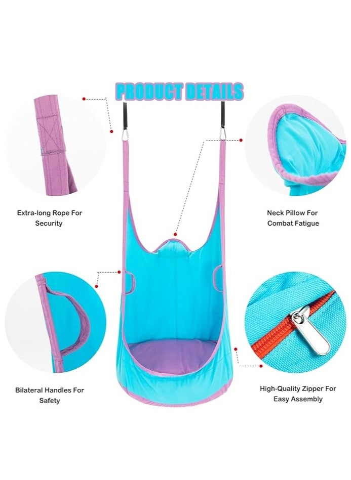 General - Capsule sensory swing, sling chair with inflatable cushion, indoor and outdoor children's hammock, joy therapy sensory swing - Image 1