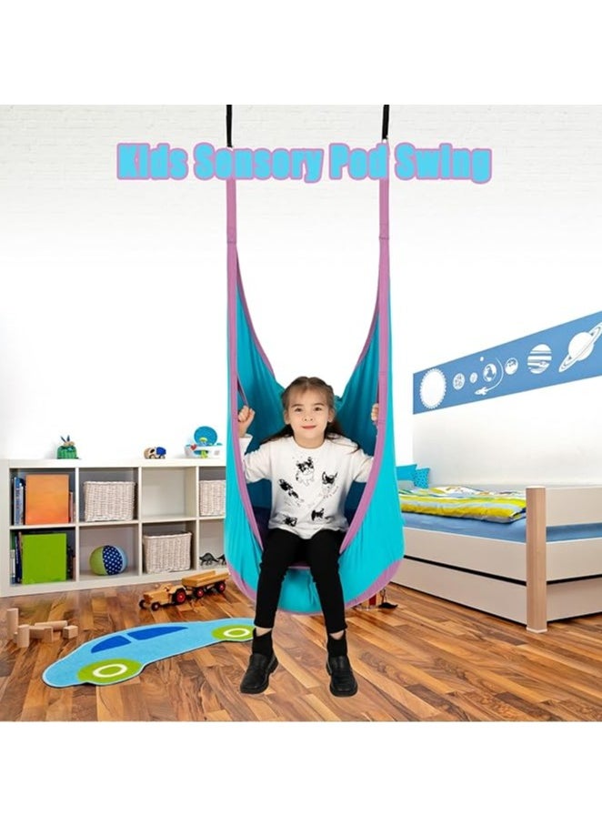 General - Capsule sensory swing, sling chair with inflatable cushion, indoor and outdoor children's hammock, joy therapy sensory swing - Image 1