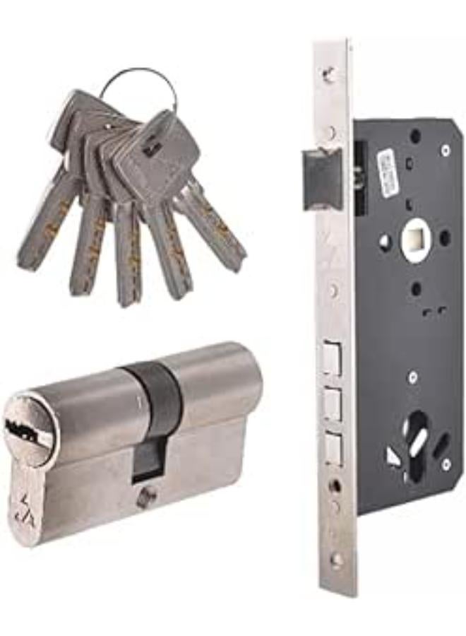 قفل باب الشقة (قفل كالون  شقة الأهرام 5 مفتاح)