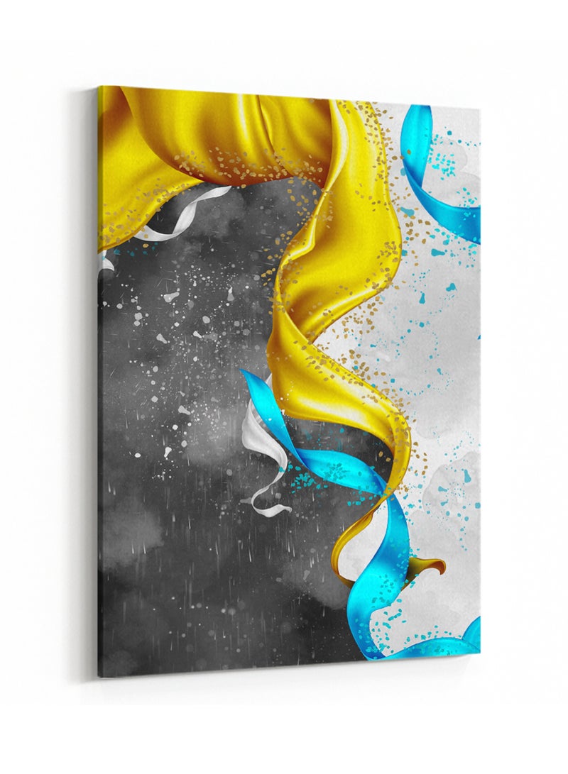 LOWHA Canvas Wall Art Stretched Over Wooden Frame with Art Pattern  Painting - Image 4