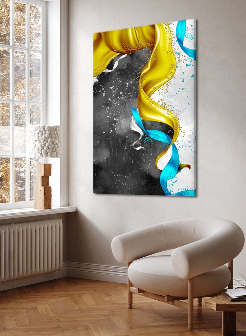 LOWHA Canvas Wall Art Stretched Over Wooden Frame with Art Pattern  Painting - Image 3