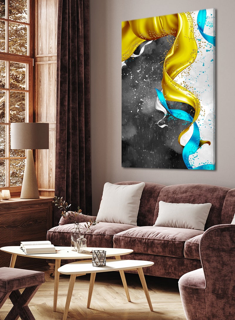 LOWHA Canvas Wall Art Stretched Over Wooden Frame with Art Pattern  Painting - Image 2