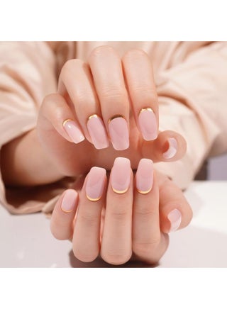 Premium Gel Nail Sticker Kit, Suitable For Any UV/LED Light | Salon Quality, Long-Lasting, Includes 20 Strips, Nail File & Wooden stick, Easy to Apply & Remove - view 2