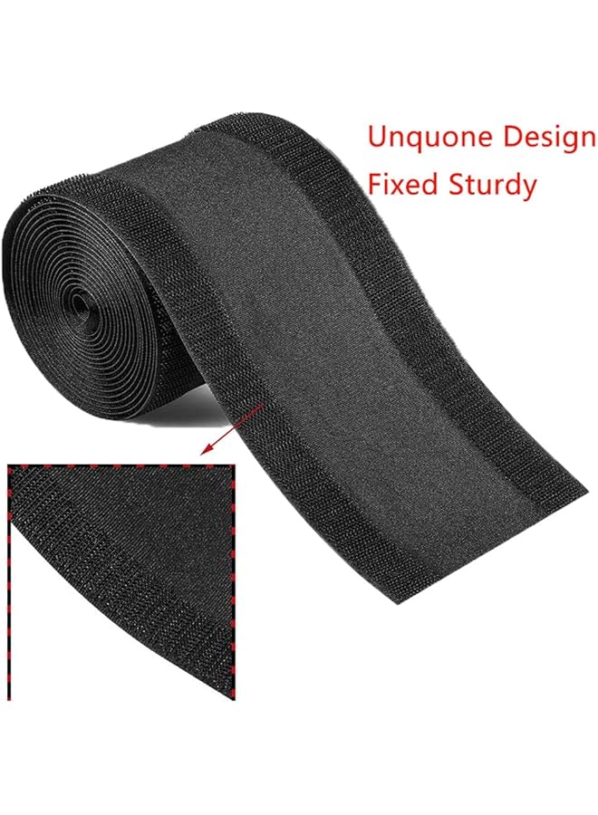 erorex Floor Cable Cover Protector 10Cm Wide Carpet Cord Cover Cable Management For Home Commercial Office Carpet 10 Feet Black - Image 2