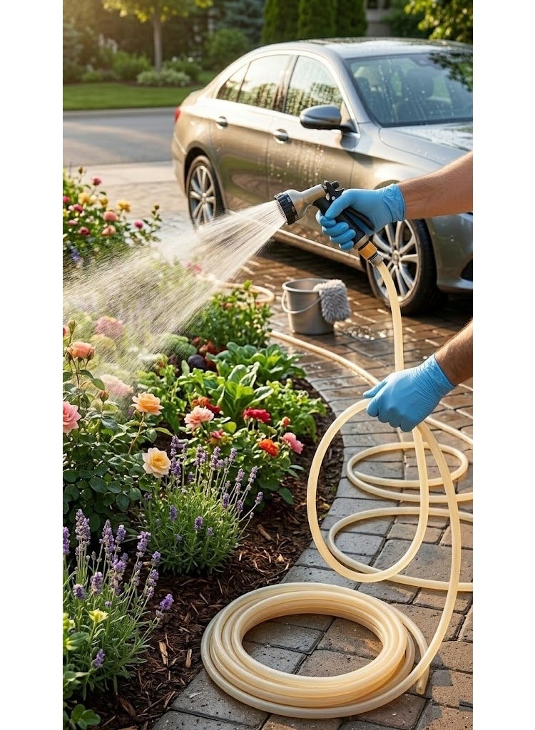 خرطوم مياه متعدد الاستخدام خامة متينة 25 متراً - Image 2