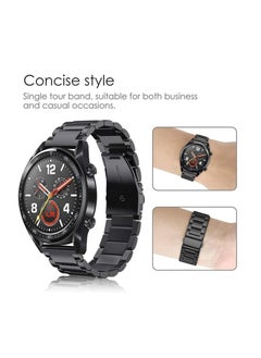 Anmi 1 PCS Replacement Stainless Steel Band  for Huawei Watch GT4 46mm(Black)  - Image 5