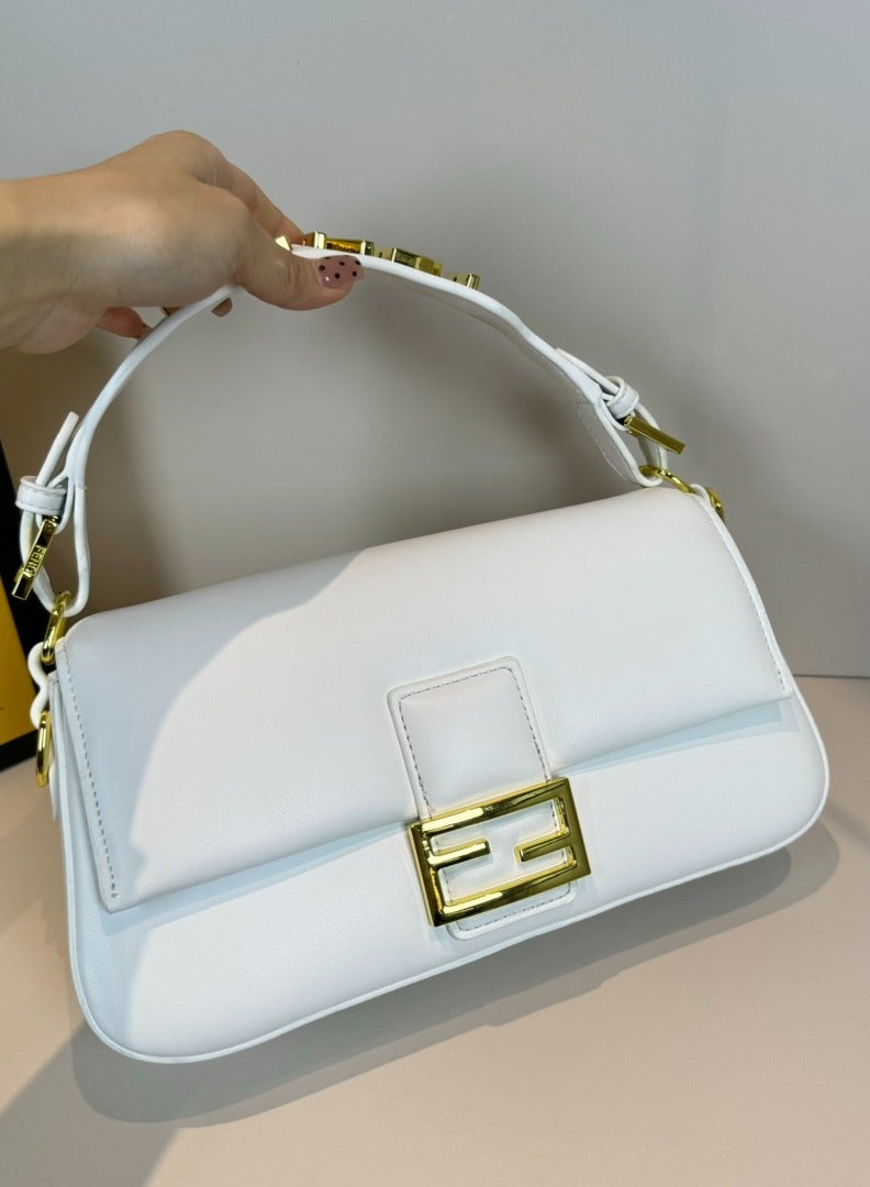 Baguette Leather Shoulder Bag - Image 2