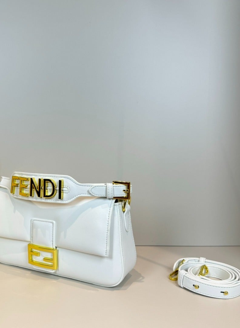 Baguette Leather Shoulder Bag - Image 5