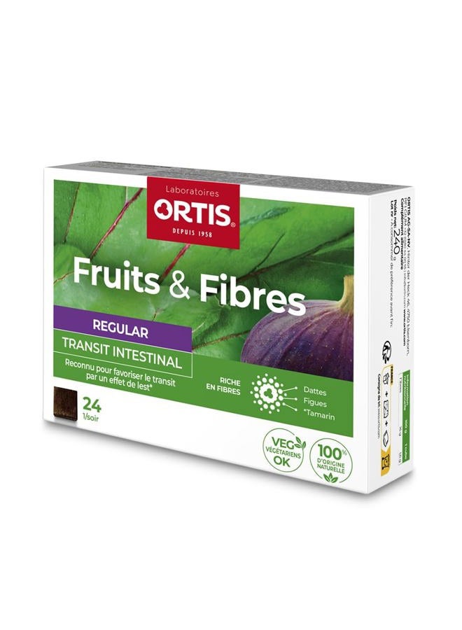 Ortis FRUTA Y FIBRA Clasico 24 CUBITOS - Image 1