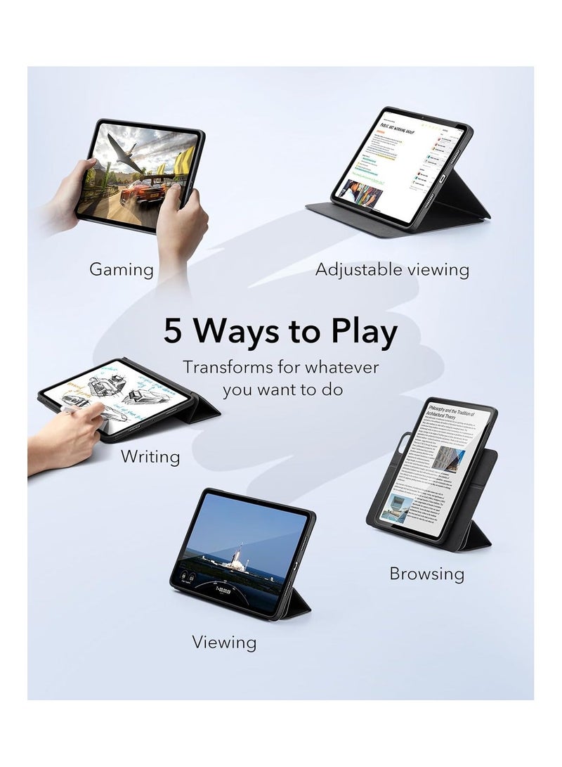 general Case for iPad Pro 13 inch (2024), iPad Pro 13 Case with Pencil Holder, Removable Magnetic Sleeve, Vertical Stand, Full Pencil Support - Image 2