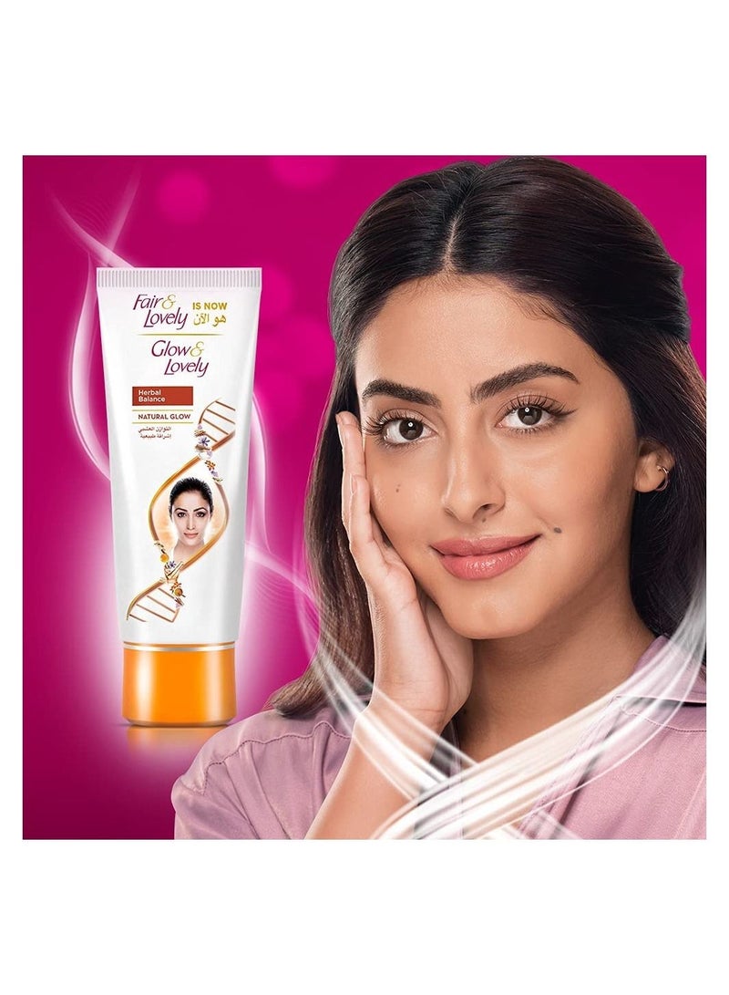 Glow & Lovely Face Cream With Herbal Balance 100grams - Image 4