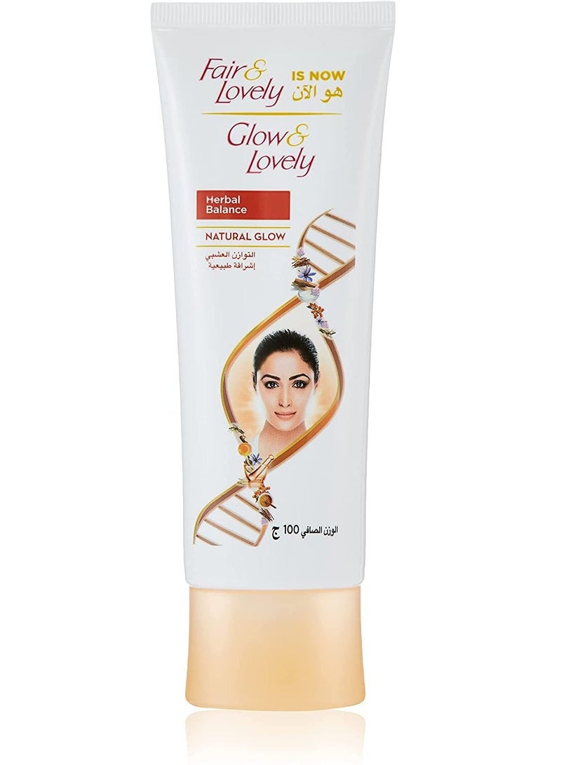 Glow & Lovely Face Cream With Herbal Balance 100grams - Image 2