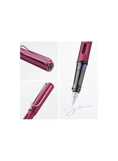 LAMY Lamy Al-Star Fountain Pen Black Purple Extra Fine Nib (29-Ef) Black Purple
