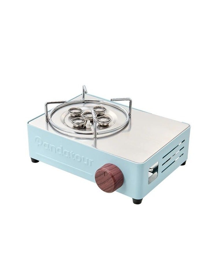 BlueFire 5-Flame Outlets Portable Gas Stove for Camping | High-Power Outdoor Butane Stove with Electric Ignition | Compact Picnic & Hiking Cooker for 3-5 People - Image 1