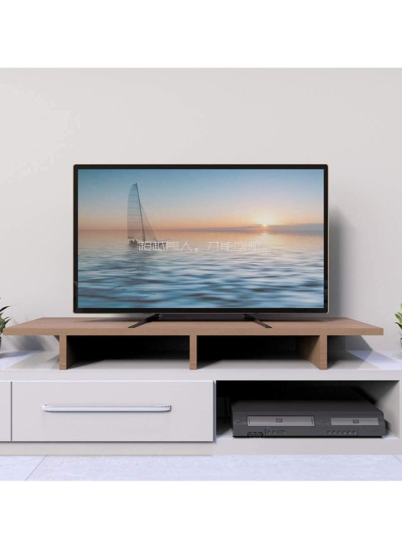 Raxoom Universal Table Top Tv Stand For Most 36 40 42 47 50 55 60 65 75 Inch Plasma LCD, LED Flat Or Curved Screen TVs With Height Adjustment, Vesa Patterns Up To 800 mm x 500 mm, 121 Lbs - Image 3