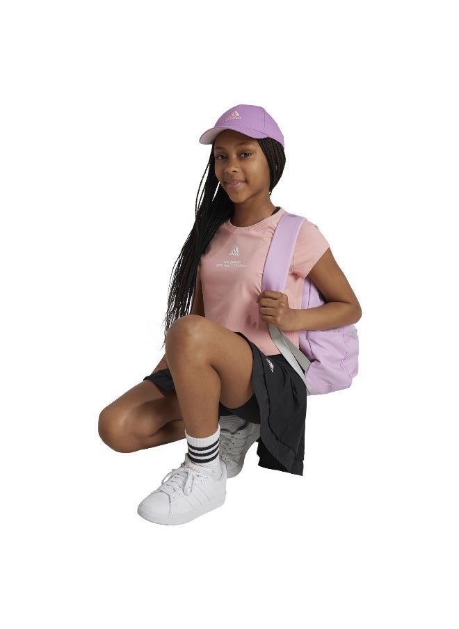 Adidas - adidas Jg Jam T Pink Training T-Shirts 7-8Y - Image 1