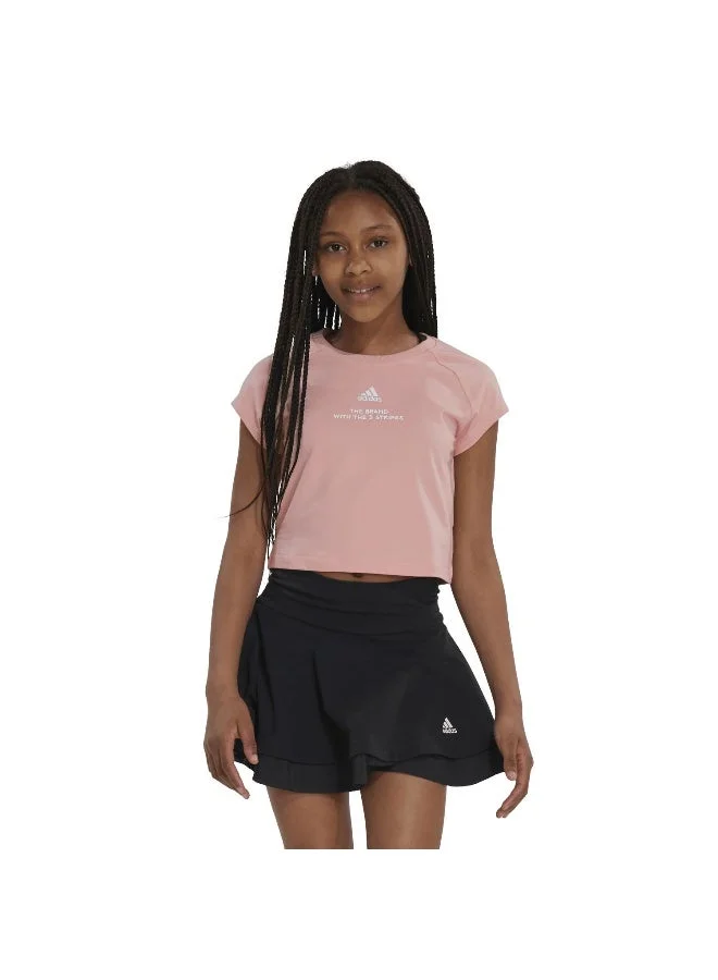 Adidas Jg Jam T Pink Training T-Shirts 7-8Y