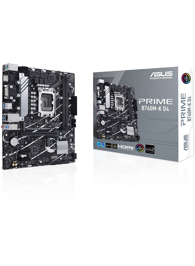 أسوس 90MB1DS0-M0EAY0 اللوحة الأم برايم B760M-K D4 -AURA - LGA 1700 - Image 1