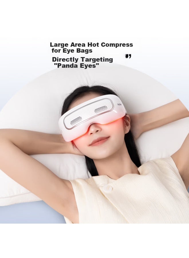 Haier Haier Eye Massager Eye Care Device Hot Compress Eye Mask Visual Point Vibration Children's Eye Massager With Music For Elderly Male Female Friends Festival Birthday Gift Hhz-e302m  - Image 4