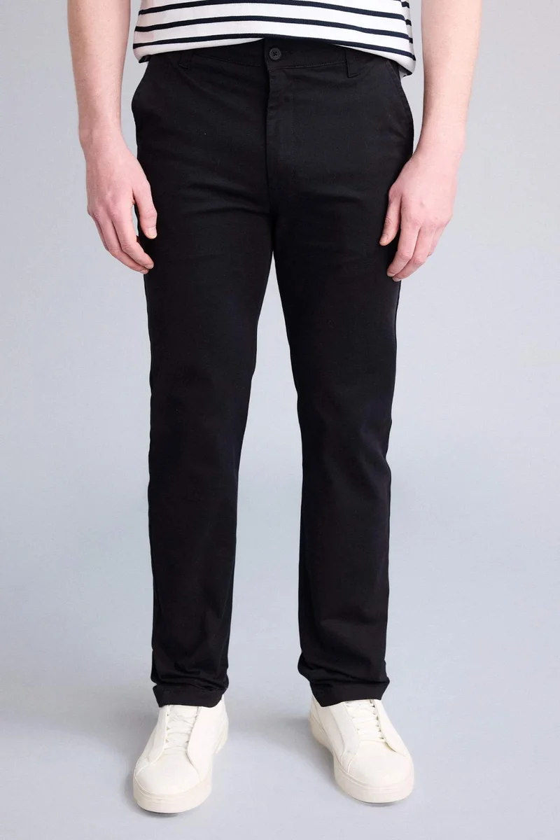 Defacto  Regular Hem Trousers for Men | Best Price UAE