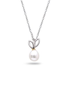 Subhati Pendant With Silver 925 , Zercon Stone and Cultured Pearl  - Image 1