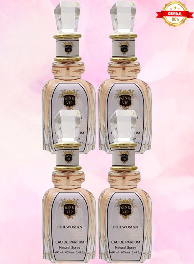 كينج 4 قطع عطر كينج في اي بي للنساء 100 مل - Image 1