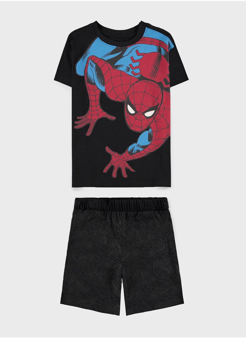 DIFUZED - Kids Spider Man Short Set - Image 1