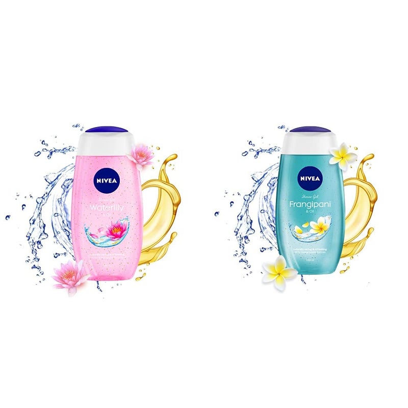 NIVEA Shower Gel Water Lily Oil Body Wash Women 250ml NIVEA Shower Gel Frangipani Oil Body Wash Women 250ml - Image 1