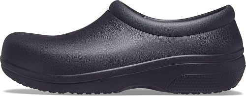 Crocs Unisex-Adult On The Clock Clog, Slip Resistant Shoes for Women and Men, Black, 7 Men/9 Women - Image 3