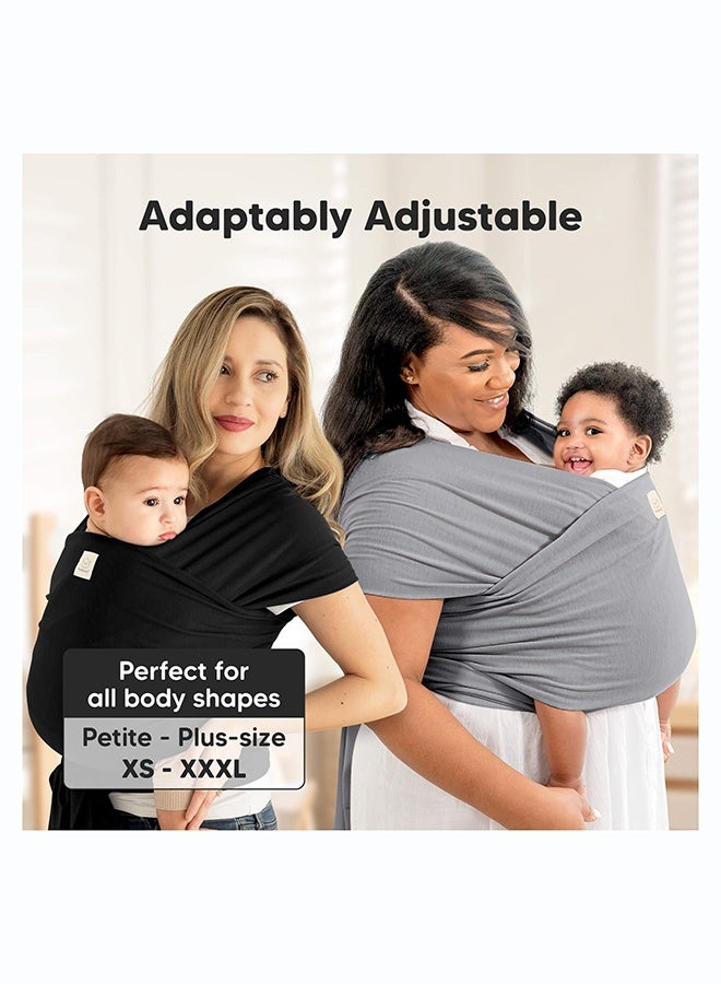 KeaBabies Original Baby Wrap Carrier, Newborn Baby Sling, Ergonomic, Saddle Brown - Image 4