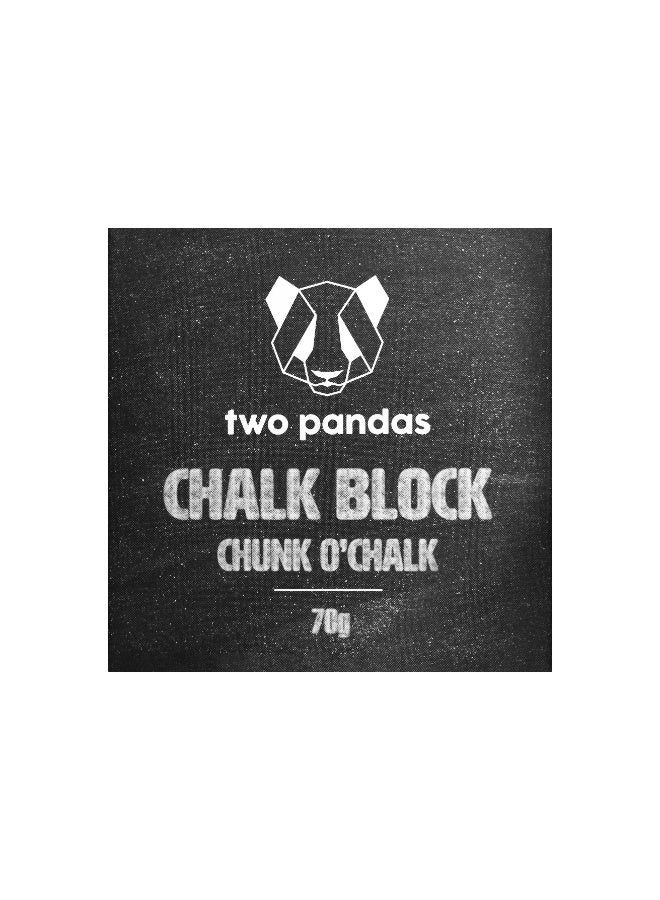 Two Pandas Chalk Block for CrossFit, Hyrox, Rock Climbing, Gym, Weightlifting, Gymnastics, Bouldering & Calisthenics - Image 1