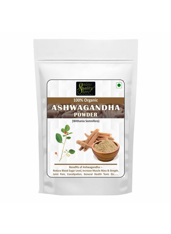Online Quality Store Organic Ashwagandha Powder - 100G | For Stress Relief, Anxiety Support, Immune System Booster  - Image 2