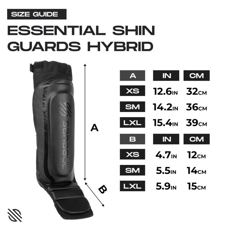 Sanabul Essential Hybrid Sleeve Kickboxing Shin Guards for MMA Shin Guards Muay Thai Shinguards - Blue, S/M - Image 5