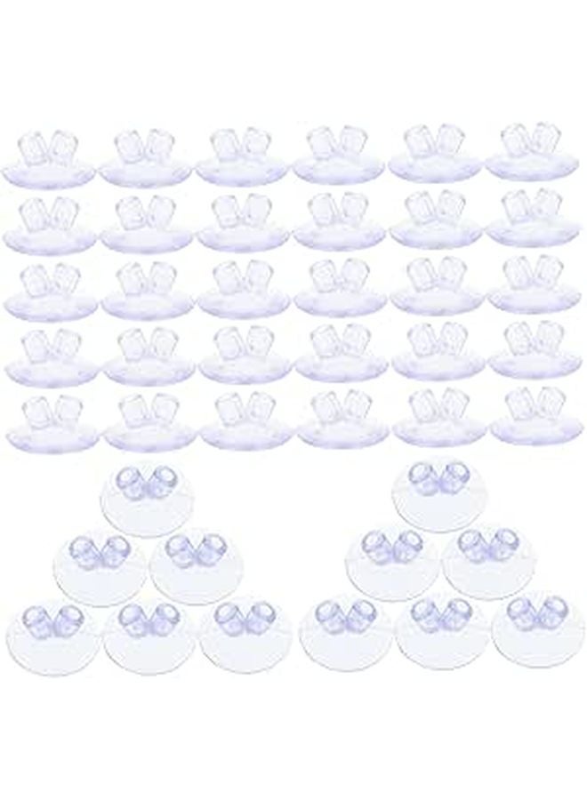 Strong Suction Cup Pads For Table Top Secure Display 100 Pcs Black - Image 1