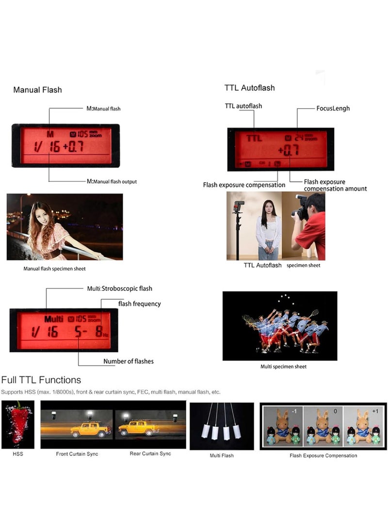 Godox GODOX Tt350S Speedlight For Sony Mirrorless Ttl Hss, Black, TT350-S - Image 3