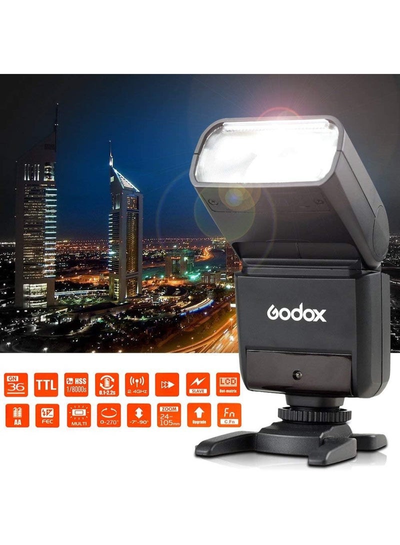 Godox GODOX Tt350S Speedlight For Sony Mirrorless Ttl Hss, Black, TT350-S - Image 4