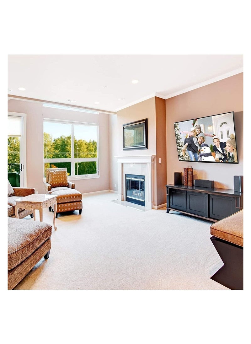 حامل تلفاز ثابت للجدار من 26" إلى 75"، حامل تلفاز عالمي قابل للإمالة، حامل تلفاز ثقيل الوزن قابل للتعديل لتلفاز LED LCD OLED بلازما بسعة وزن قوية تصل إلى 50 كجم VESA حتى 700 × 400 - Image 5