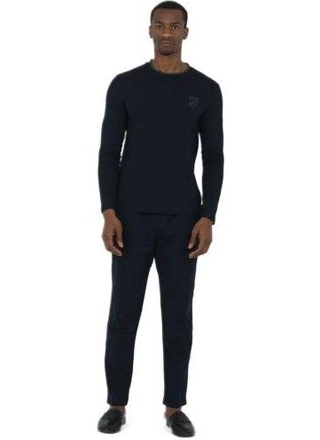 D'S Groom Men's Navy Blue Crew Neck 4-Piece Pajama Set - pzsku/Z954EA95157AE9ED23E6DZ/45/_/1738771827/80539997-0f0a-435f-a60c-204250cacaa5