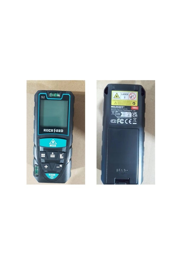 Laser Measure Mileseey Digital Laser Distance Meter With 2 Bubble Levels M In Ft Unit Switching Backlit Lcd And Pythagorean Mode Measure Distance Area And Volume  - Image 5