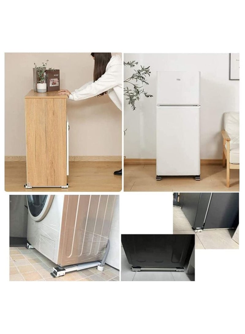 Washing Machine Base Stand Movable Multi-functional Furniture Dolly Base, Washing Machine Stand, Base Moving Cart, Wheels, Size Adjustable, With lock - Image 3