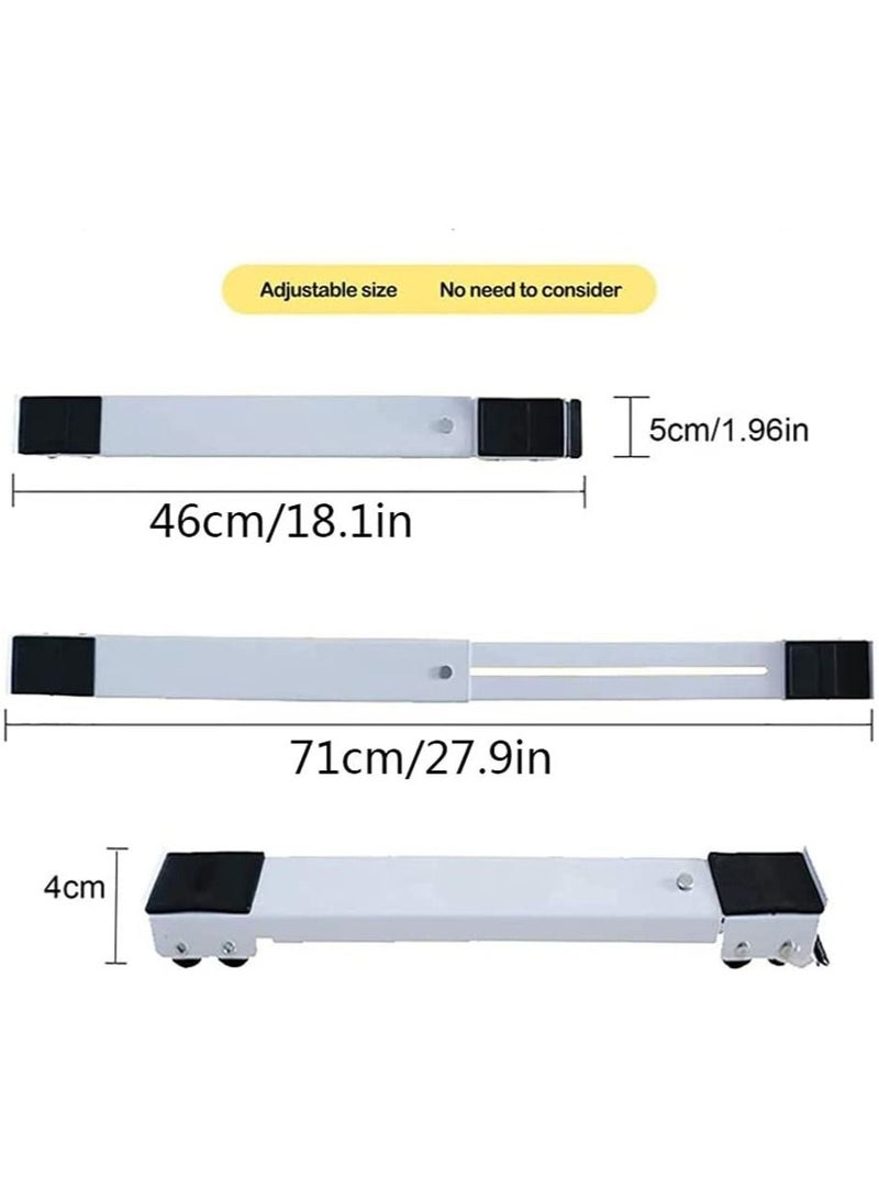 Washing Machine Base Stand Movable Multi-functional Furniture Dolly Base, Washing Machine Stand, Base Moving Cart, Wheels, Size Adjustable, With lock - Image 2