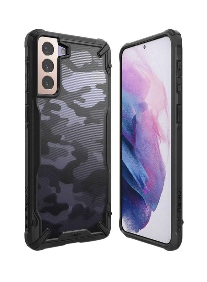NIBEMINENT Protective Case Cover For Samsung Galaxy S21 Plus Camo Black - Image 1