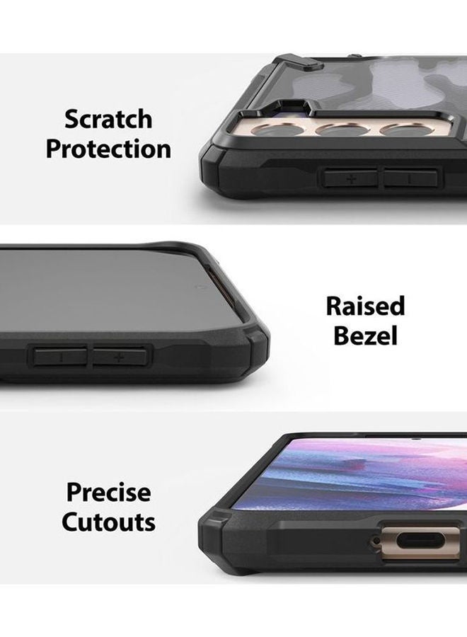 NIBEMINENT Protective Case Cover For Samsung Galaxy S21 Plus Camo Black - Image 5