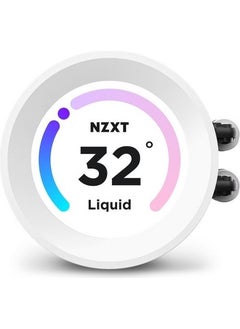 NZXT مبرد سائل معالج كراكن إيلت 240 RGB RL-KR24E-W1 مقاس 240 مم أبيض  - Image 3