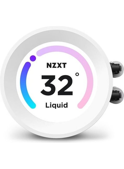 NZXT - Kraken Elite 240 Rgb RL-KR24E-W1 240MM White Processor Liquid Cooler - Image 1