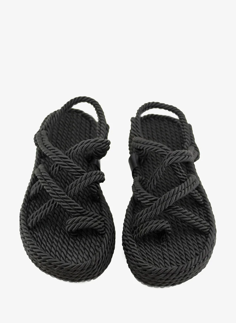 Mumka Nomads Finger - Black Rope Sandals Nomads Finger - Black for Men | Best Price UAE