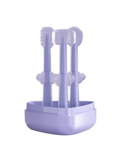 MaBaby Oral Cleaning Three Piece Set Purple  - Image 1