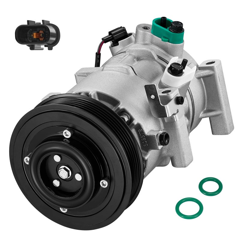 BDFHYK 178324 Air Conditioning AC Compressor with Clutch Compatible with Hyundai Accent 2012 2013 2014 2015 2016 2017 L4 16L Compatible with Kia Rio 20122017 L4 16L - Image 2