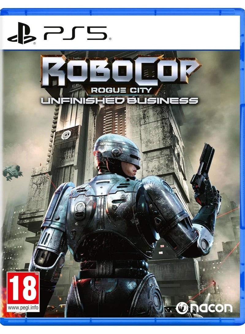 PlayStation RoboCop: Rogue City - Unfinished Business - PS5 - First-Person Shooter Action Game